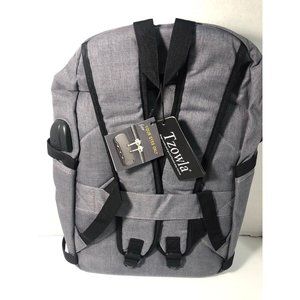 Tzowla Backpack with laptop divider, lock, and charging